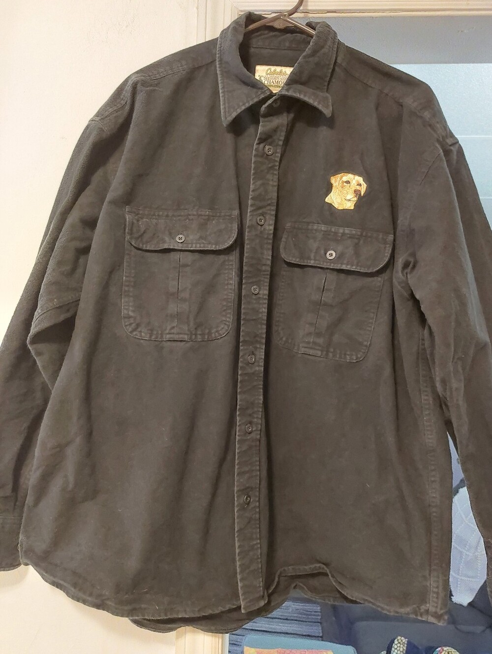 Cabelas Deerskin Soft Chamois Yellow Lab XL